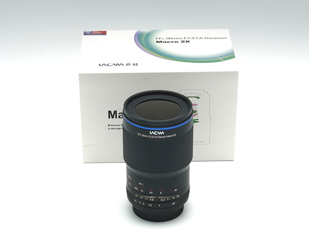 Kameraobjektiv, Makroobjektiv, Blende f/2,8, 90mm, 2x