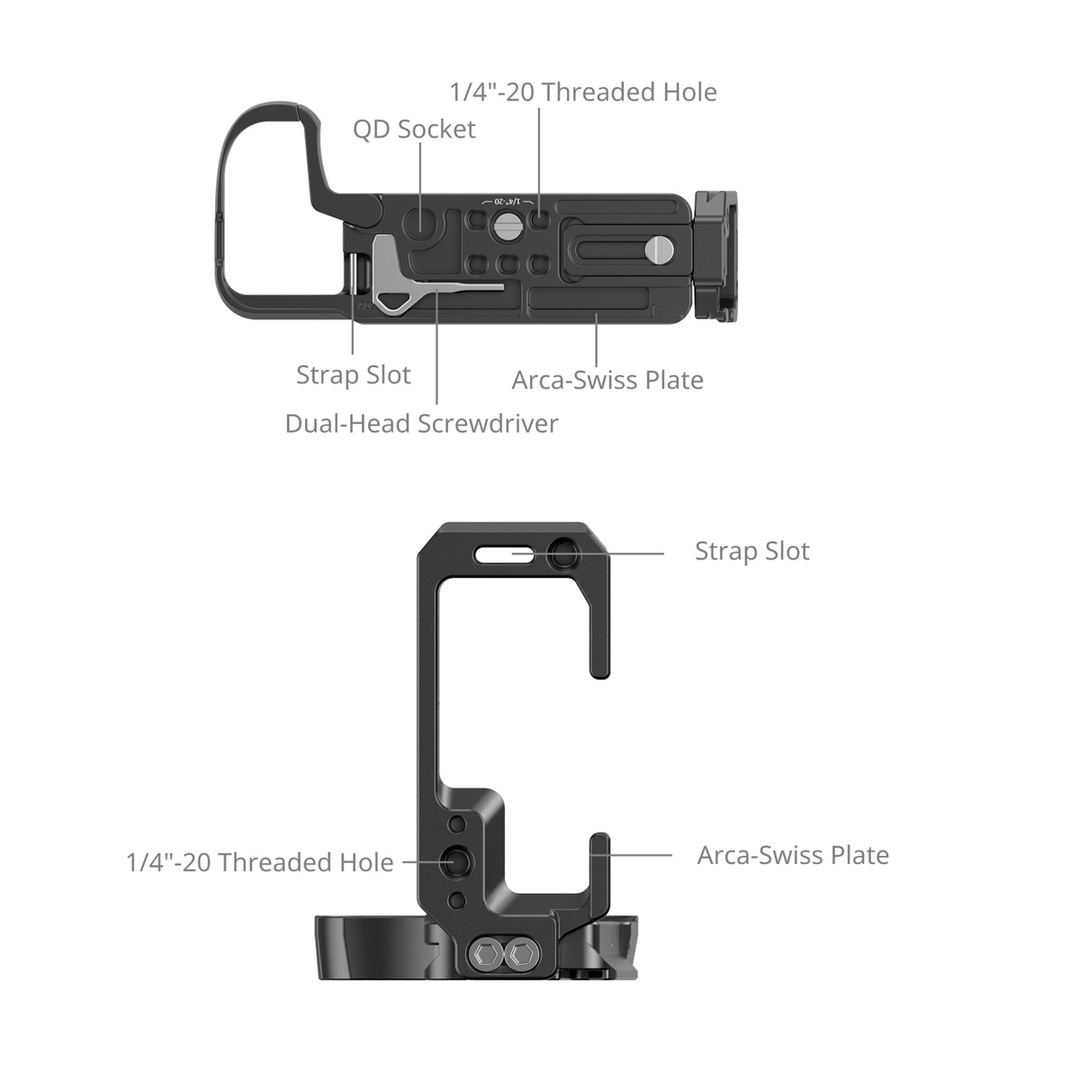 SmallRig 4523 L-Shape Mount Plate für Nikon Z 6III