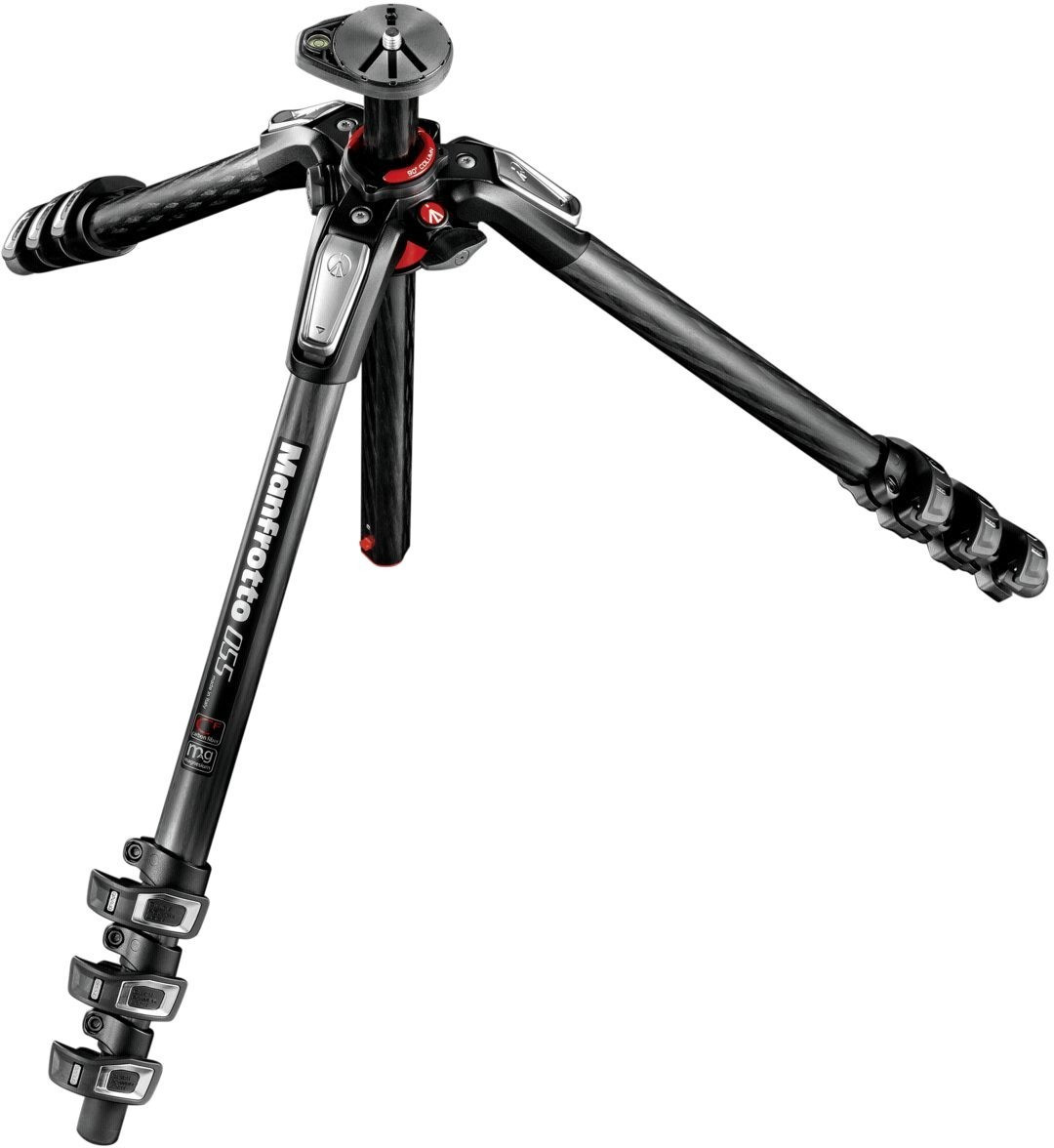 Manfrotto 055 Carbon Stativ QPL 4 Segmente