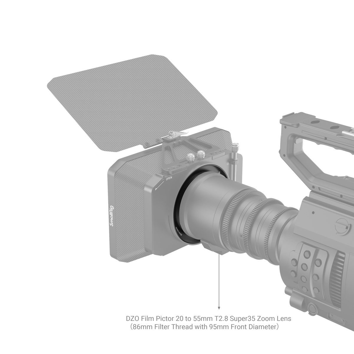 SmallRig 3410 Einschraubreduzierring Set mit Filtergewinde