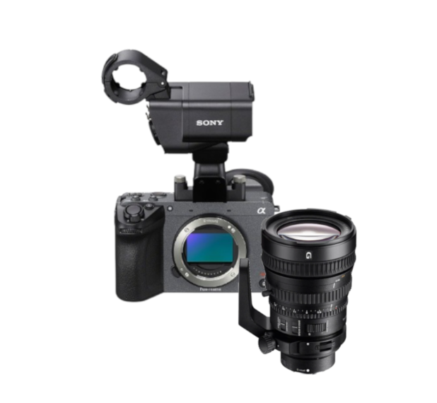 Sony FX2  + XLR-Griff + FE SEL 28-135mm 4.0 G OSS PZ