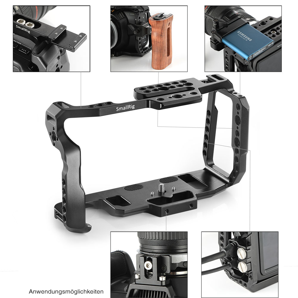 SmallRig 2203B Cage f. Blackmagic Pocket Cinema Camera 4K/6K