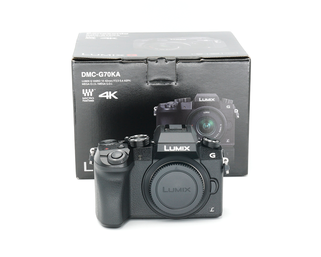 Panasonic Lumix DMC-G70 Gehäuse Topzustand, Panasonic-Fachhändler #X35431**