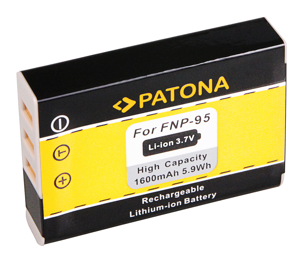 PATONA Hochleistungs LithIonen-Akku wie Fuji NP-95