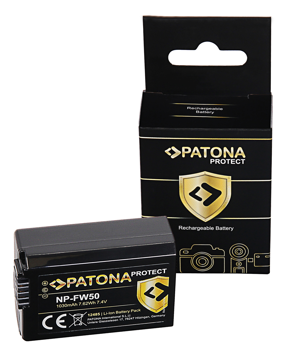 PATONA Protect Akku wie Sony NP-FW50