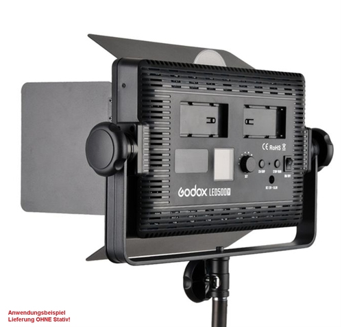 Godox LED500LR-C Videoleuchte mit Abschirmklappe