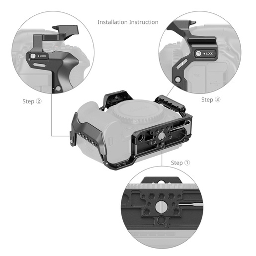 SmallRig 4978 Cage für Canon EOS R5 II