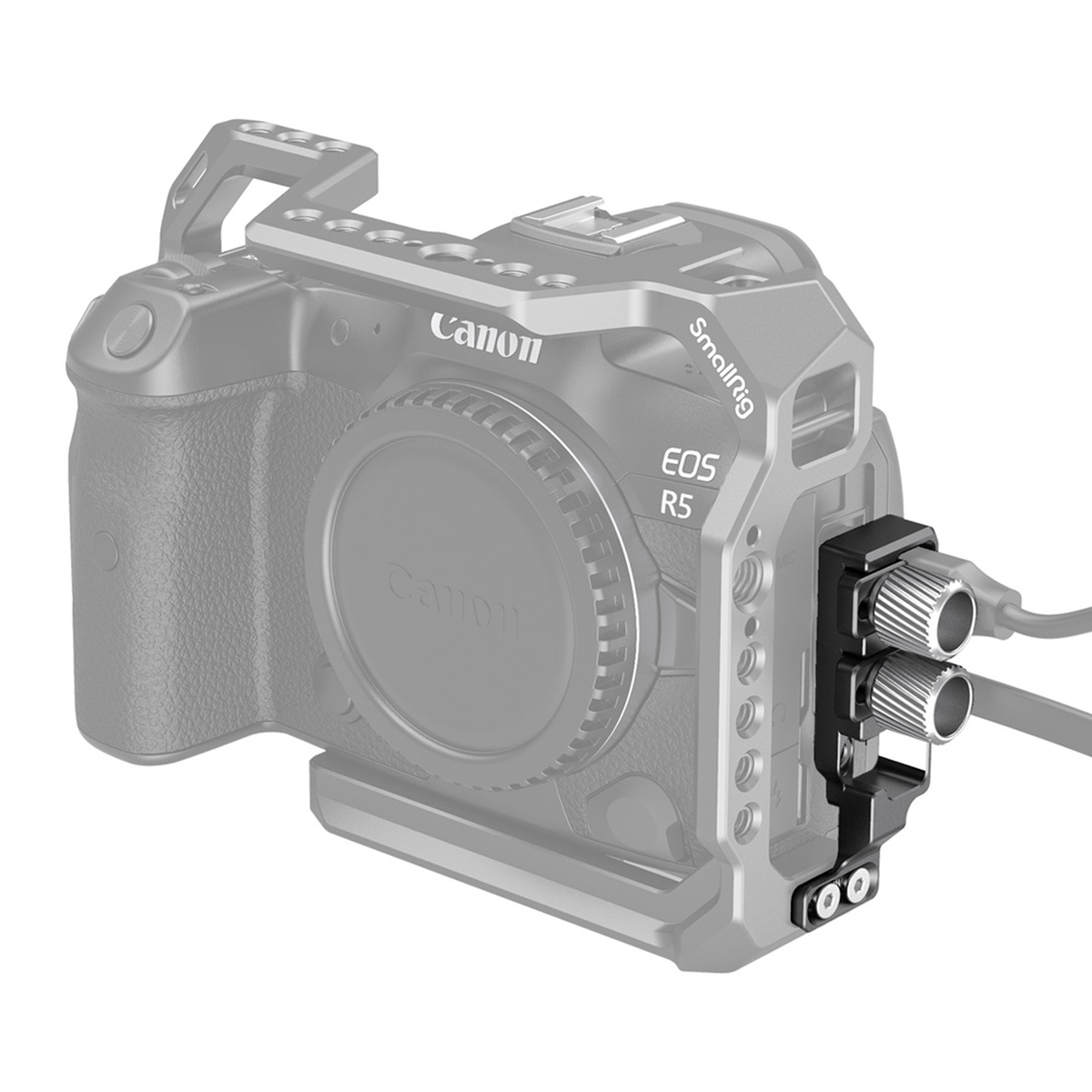 SmallRig 2981 HDMI- u. USB-C-Kabelklemme für EOS R5 und R6 Cage