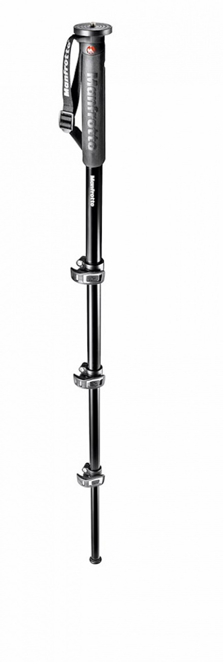 Manfrotto XPROA4 Alu Foto Einbeinstativ mit 4 Segm