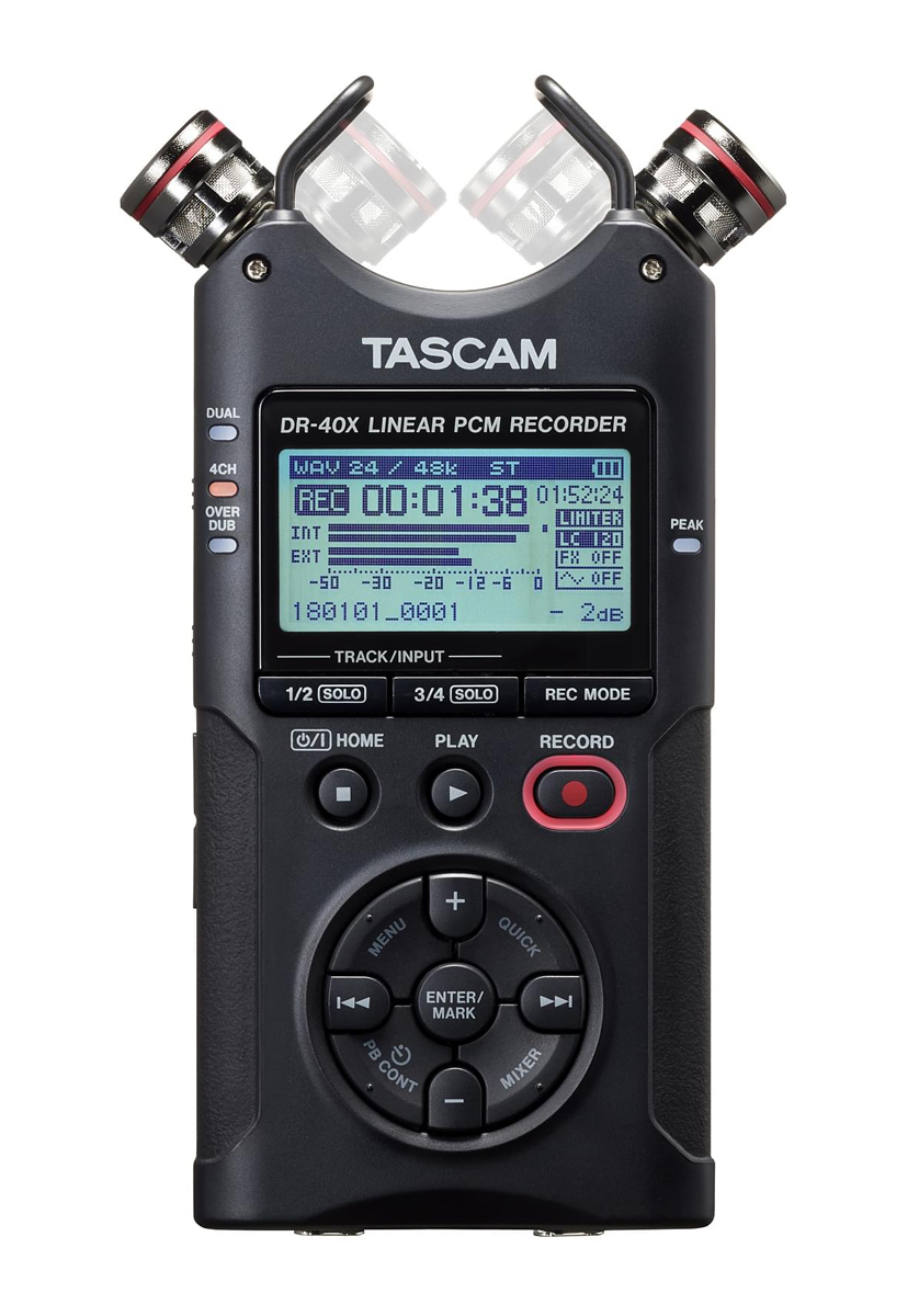 Tascam DR-40X 4-Spur-Audiorecorder und USB-Interface