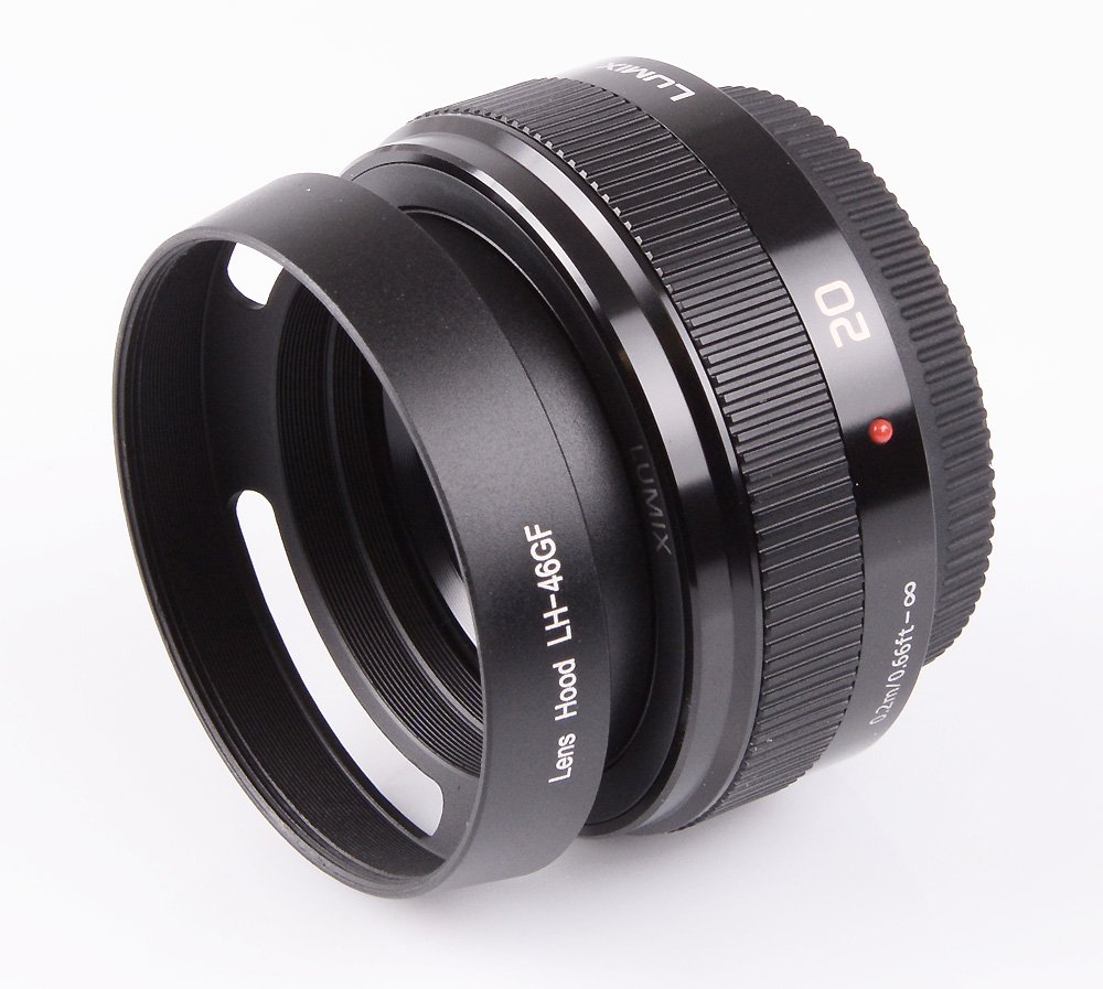 Gegenlichtblende LH-46GF für Panasonic Lumix G 14mm 2.5 ASPH. 20mm 1.7 II Gegenlichtblende LH-46GF für Panasonic Lumix G 14mm 2.5 ASPH. 20mm 1.7 II