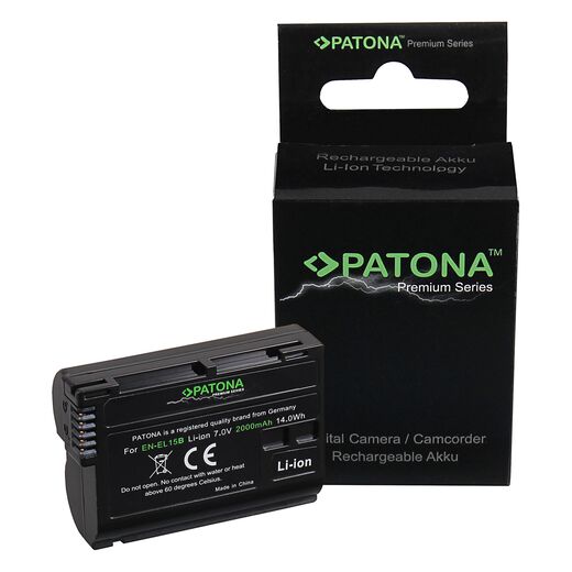 PATONA Premium Akku wie Nikon EN-EL15B