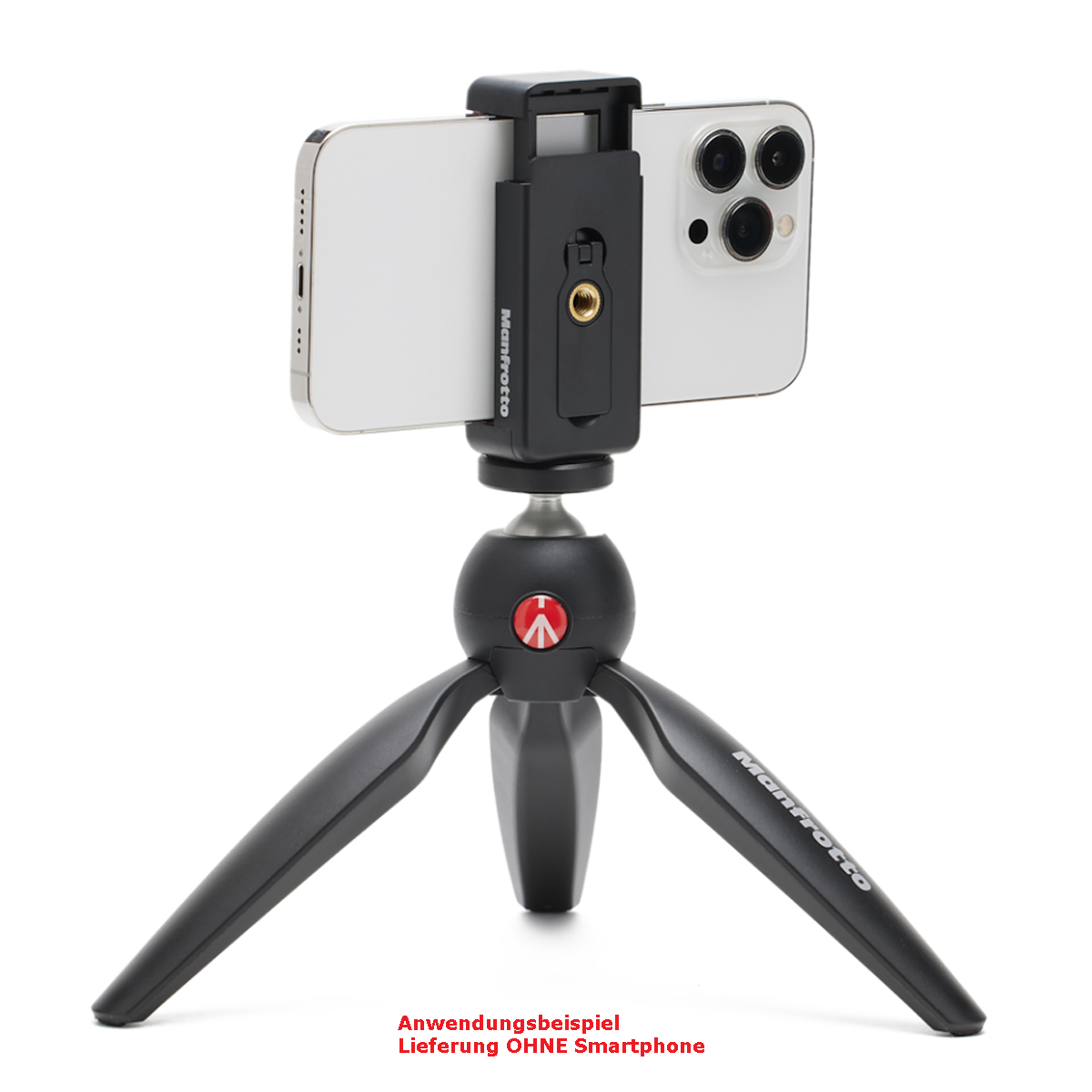 Manfrotto PIXI Mini-Stativ mit Smartphone-Klemme s