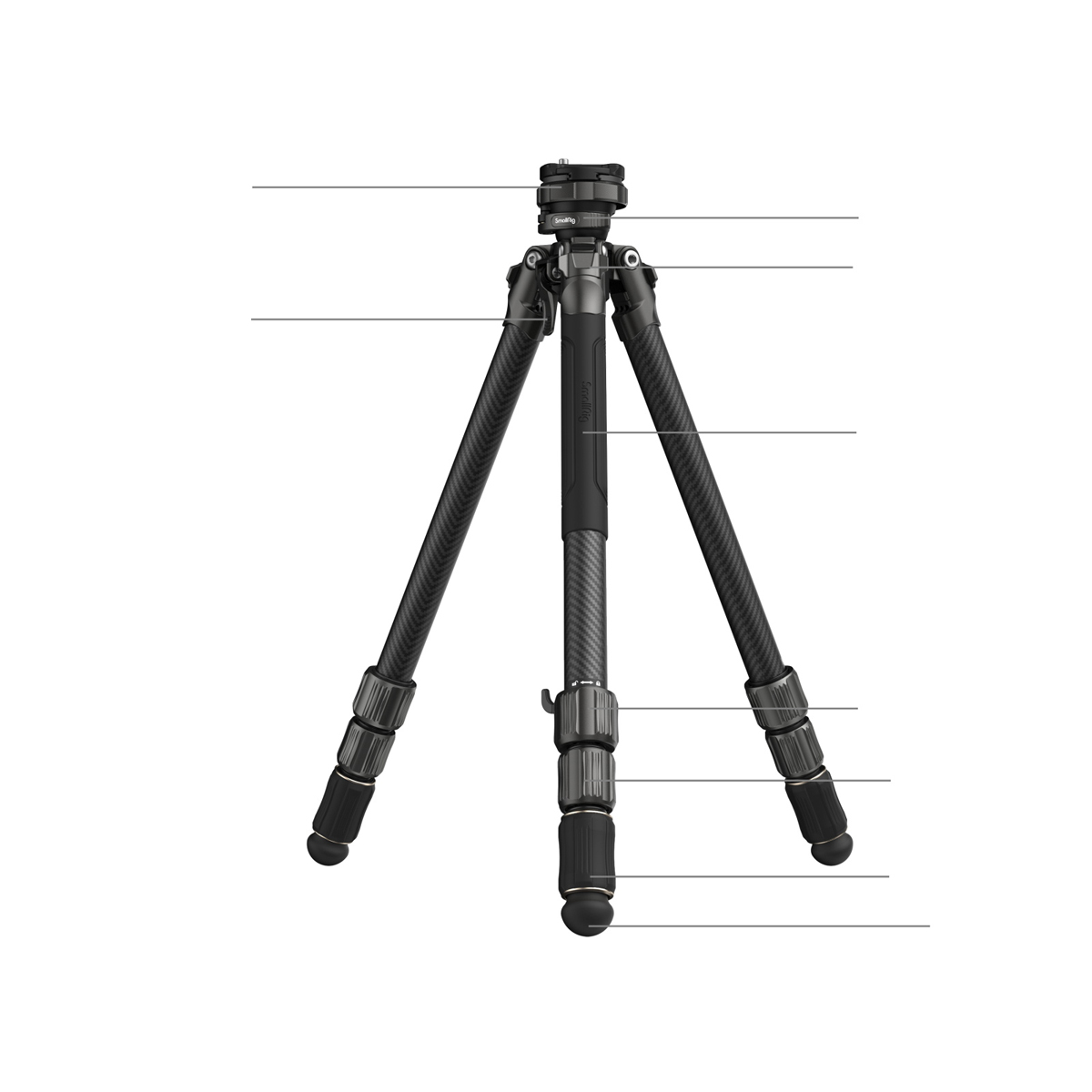SmallRig 4353 FreeRover Carbon-Foto Stativkit AP-100