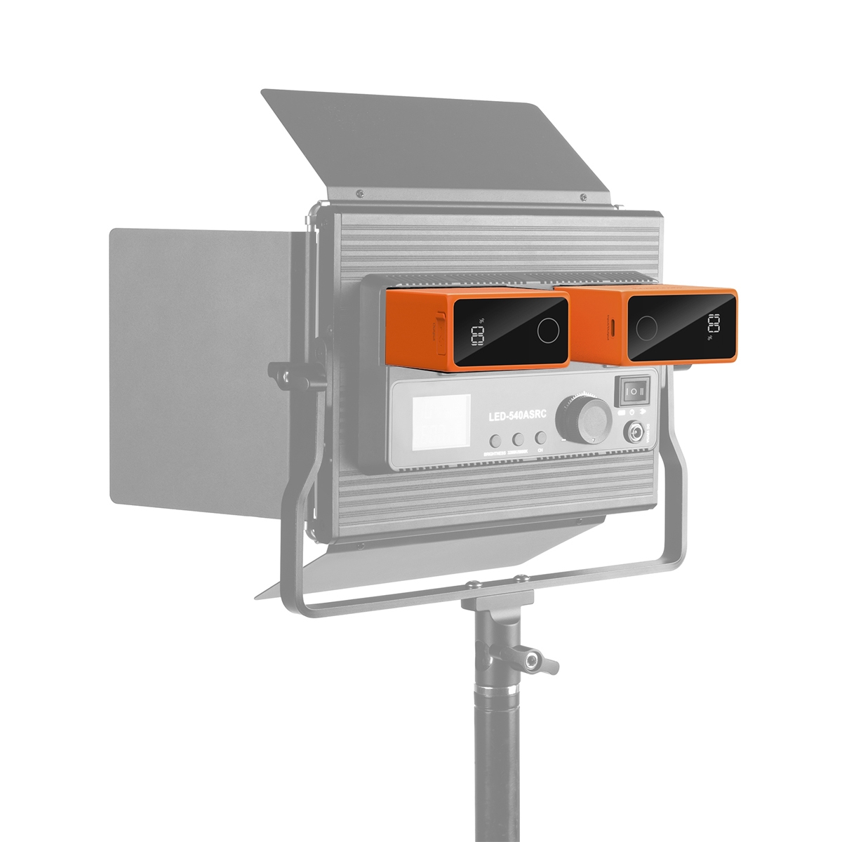 SmallRig 4576 NP-F970 orange, USB-C wiederaufladbarer Akku