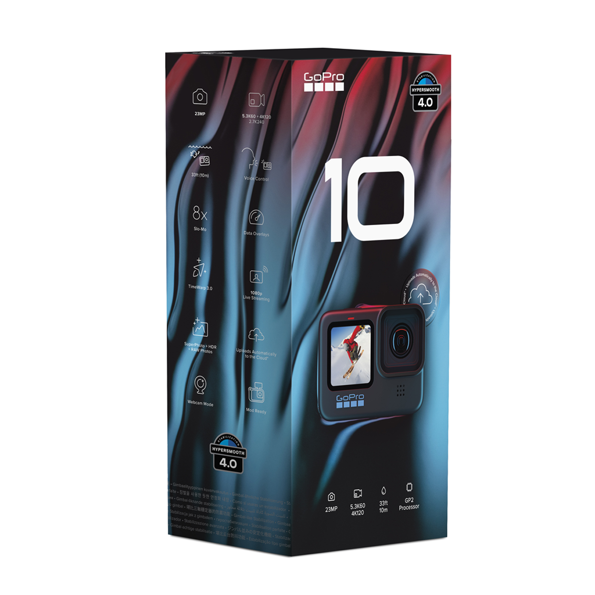 Go Pro HERO 10 Actioncam schwarz