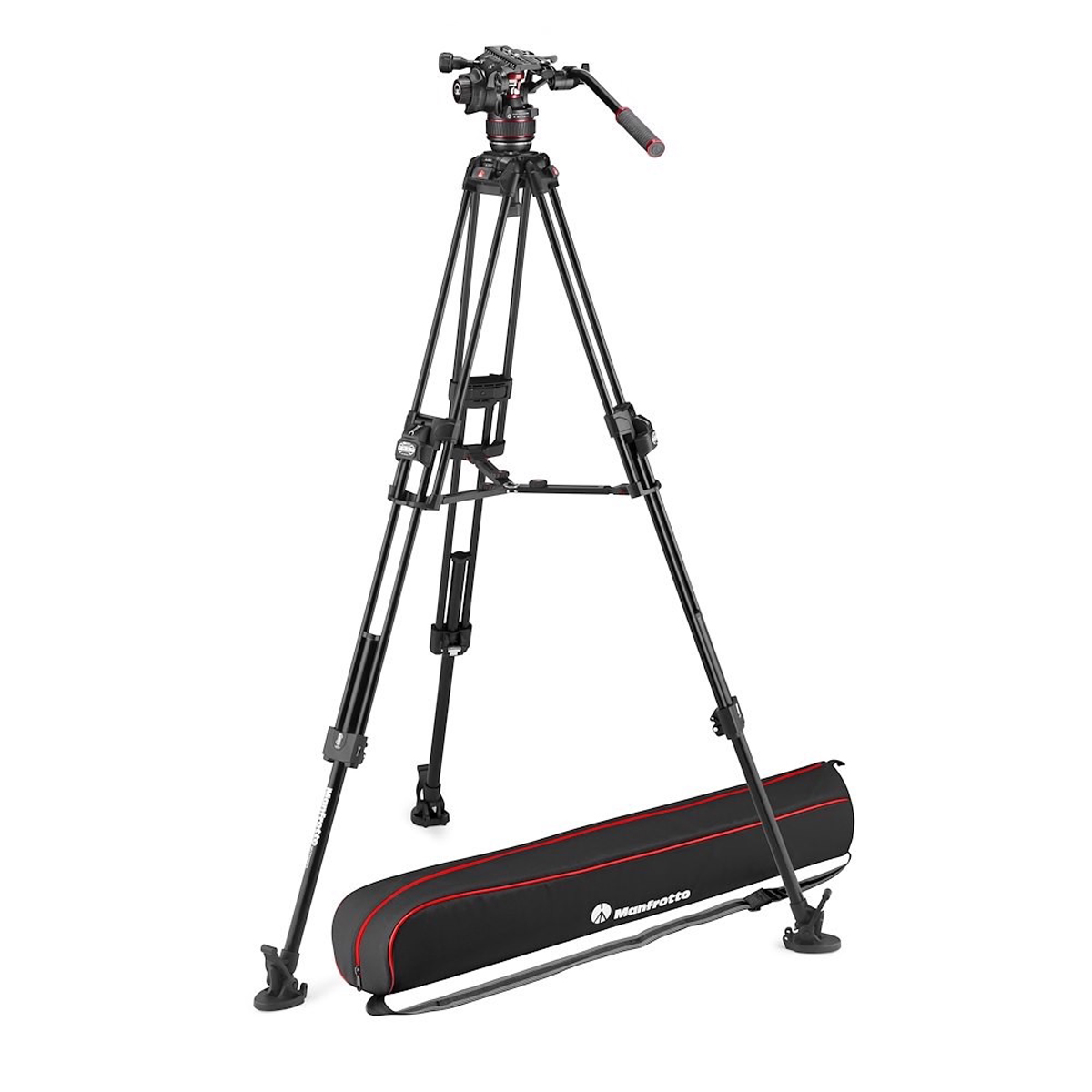 Manfrotto 608 Videokopf Nitrotech mit 645 Stativ F