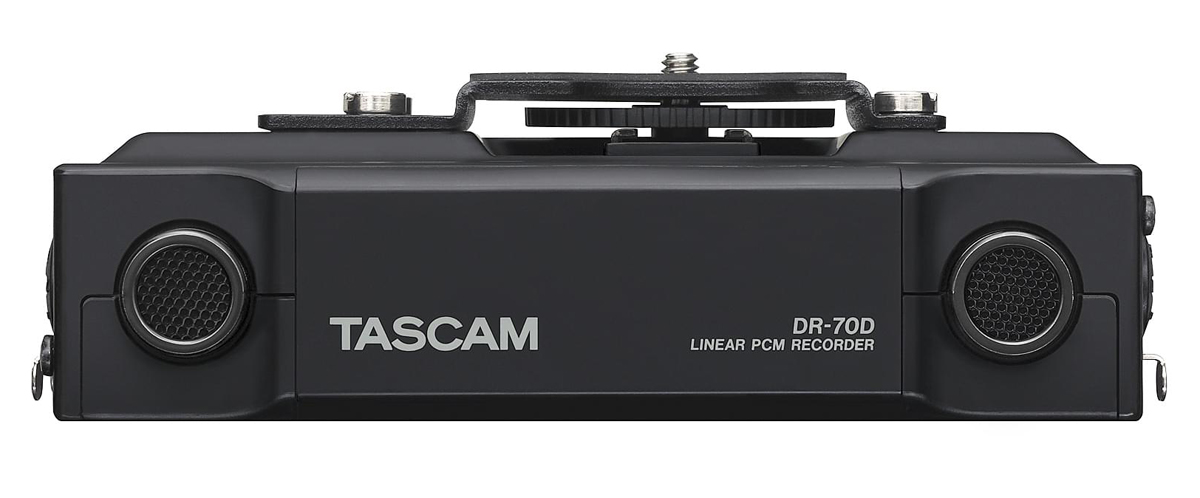 Tascam DR-70D 4-Spur-Audiorecorder für Tonaufnahmen mit DSLR-Kameras