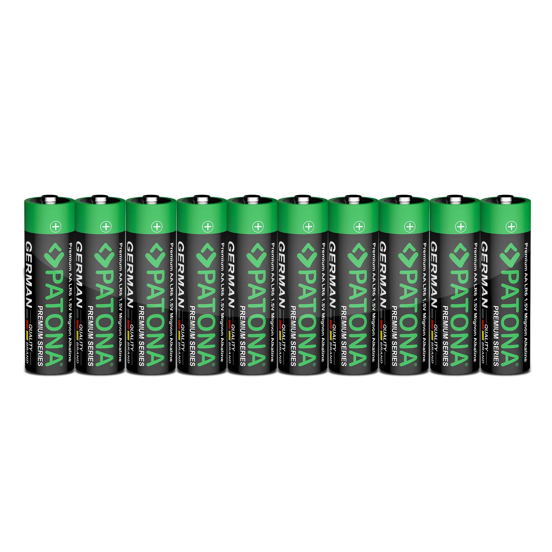 PATONA Premium 10 Stück Alkaline AA Mignon LR06 Batterie