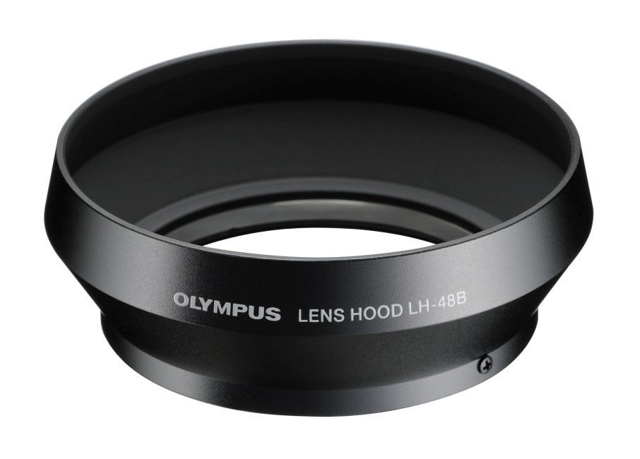 Olympus LH-48B Gegenlichtblende schwarz Metall Olympus LH-48B Gegenlichtblende schwarz Metall