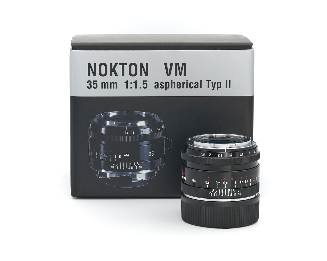 Voigtländer Nokton 35mm 1.5 II VM Vintage Line schwarz für Leica M Einzelstück #**