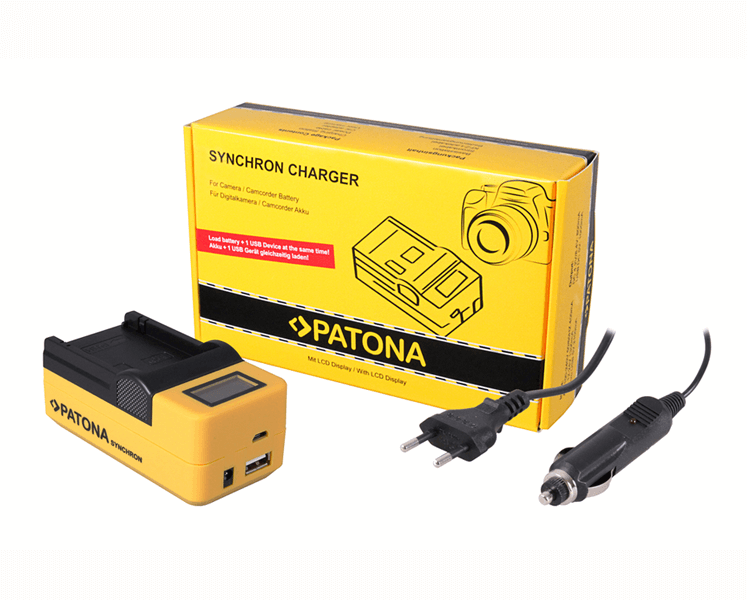 Patona Synchron USB Ladegerät für Canon LP-E6NH