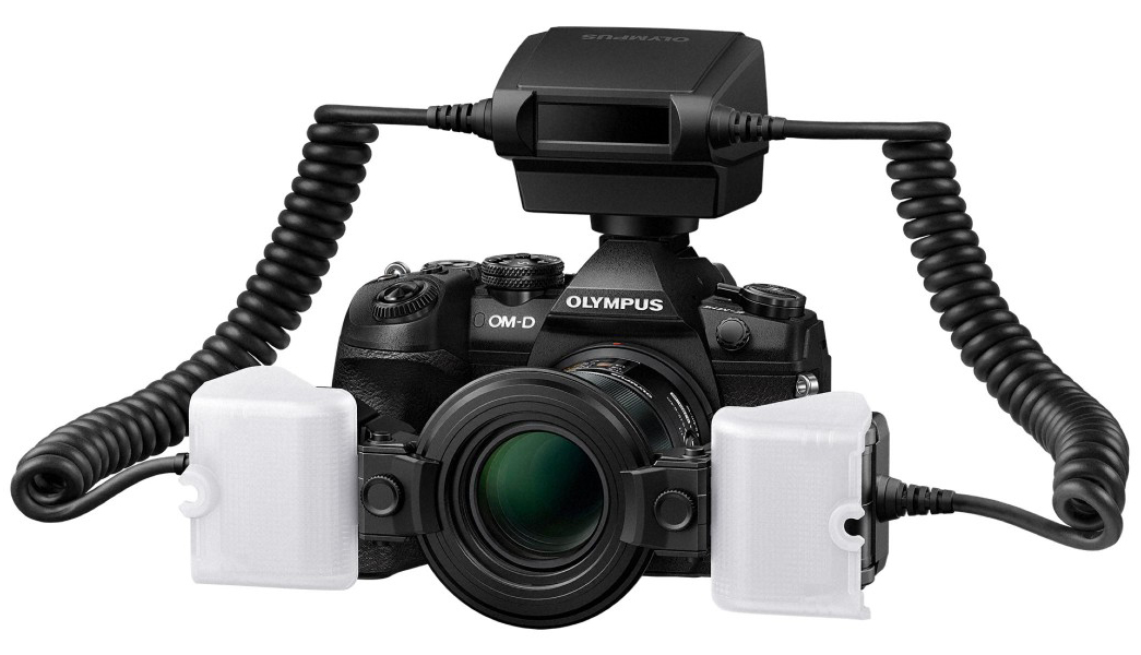 Olympus STF-8 Makro Zangenblitz
