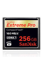 SanDisk 256 GB CompactFlash ExtremePRO