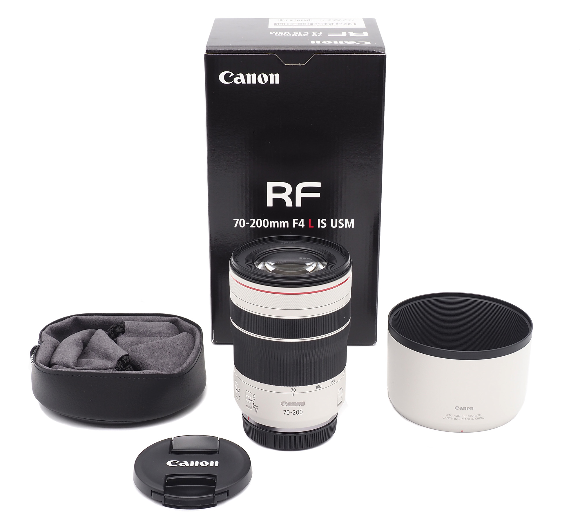 Objektiv, RF 70-200, weiße Linse, Telezoom, Bundle-Kit