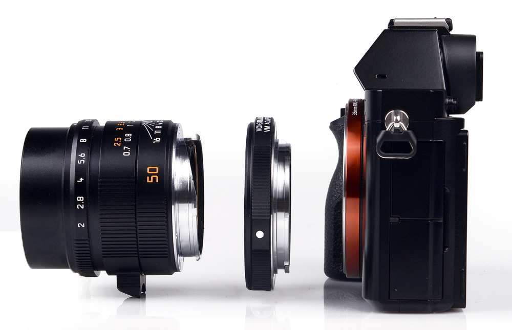 Voigtländer Adapter VM / E II Leica M an Sony E-Mount
