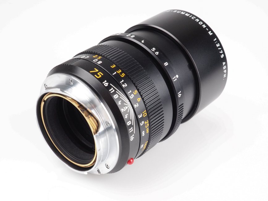 Leica APO-SUMMICRON-M 75mm 2.0 ASPH 11637, 6-BIT, wie neu #48591**