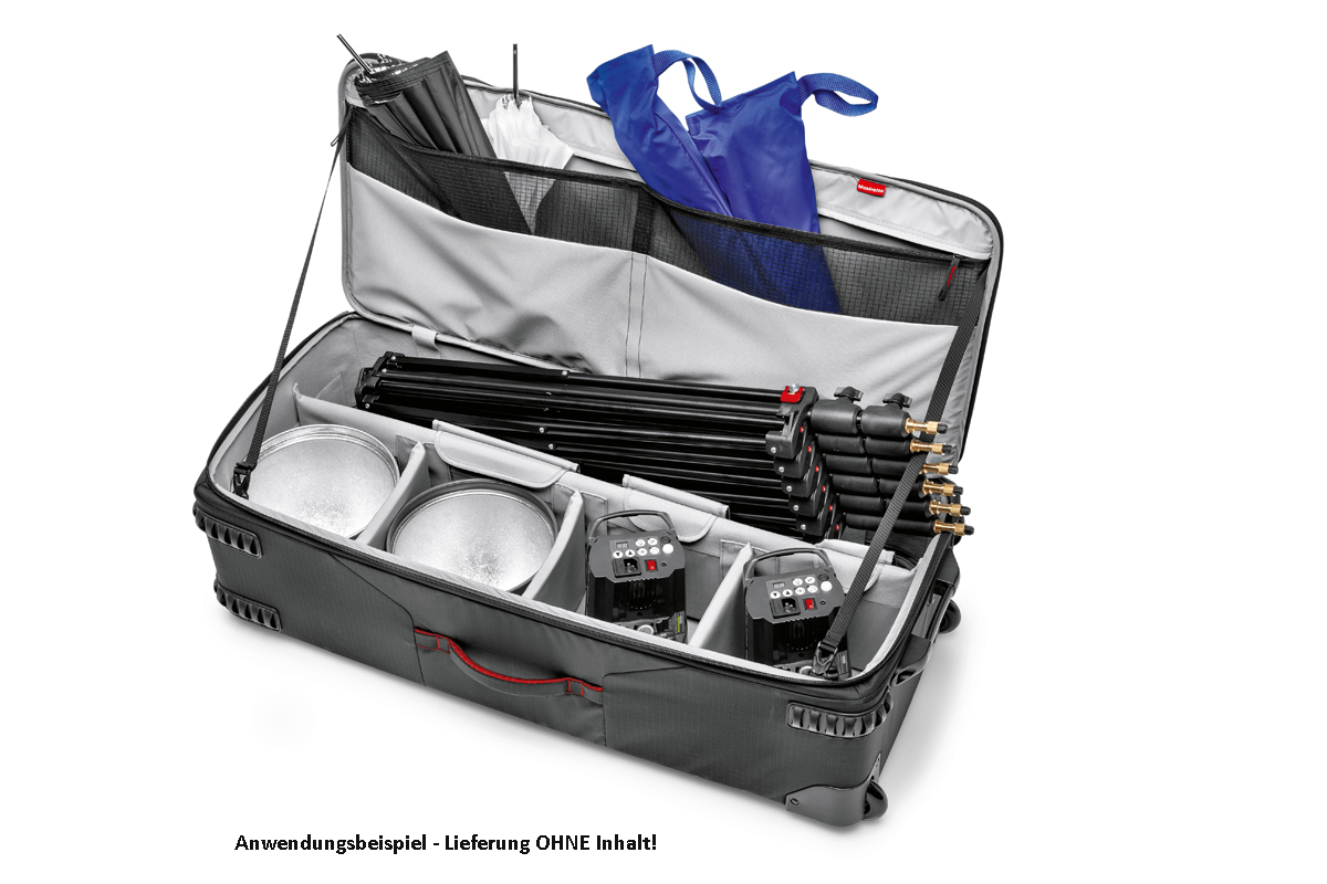 Manfrotto LW-97W-2 Pro Light Trolley für Lichtstative, Blitz etc.