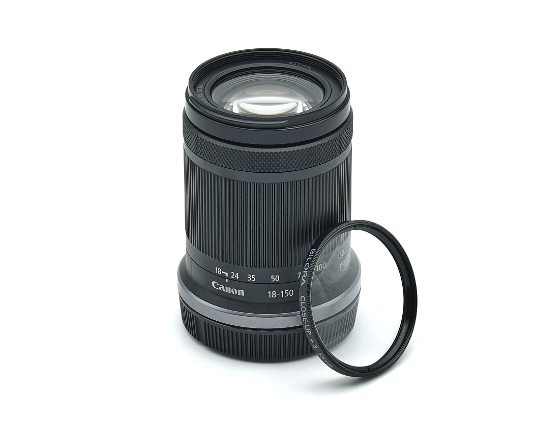 Canon RF-S 18-150mm 3.5-6.3 IS + BMC Macro Close-Up +3 (55mm)
