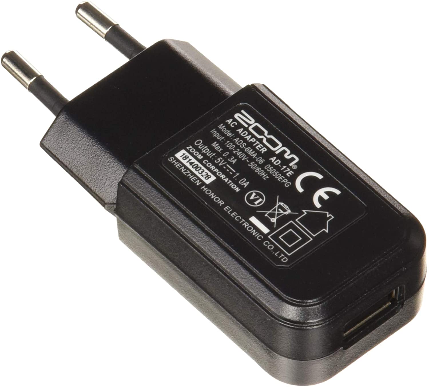 Zoom AD-17E AC Adapter 240 V Zoom AD-17E AC Adapter 240 V