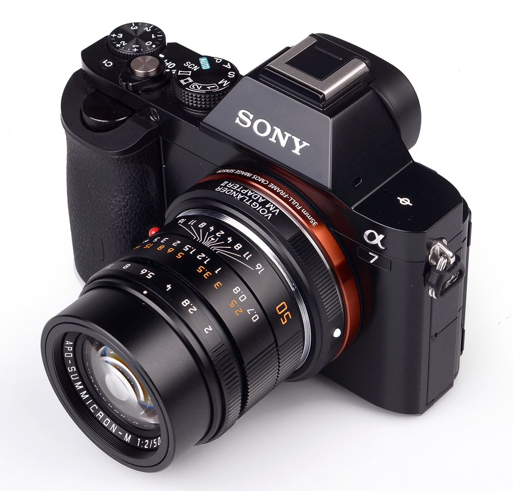 Voigtländer Adapter VM / E II Leica M an Sony E-Mount