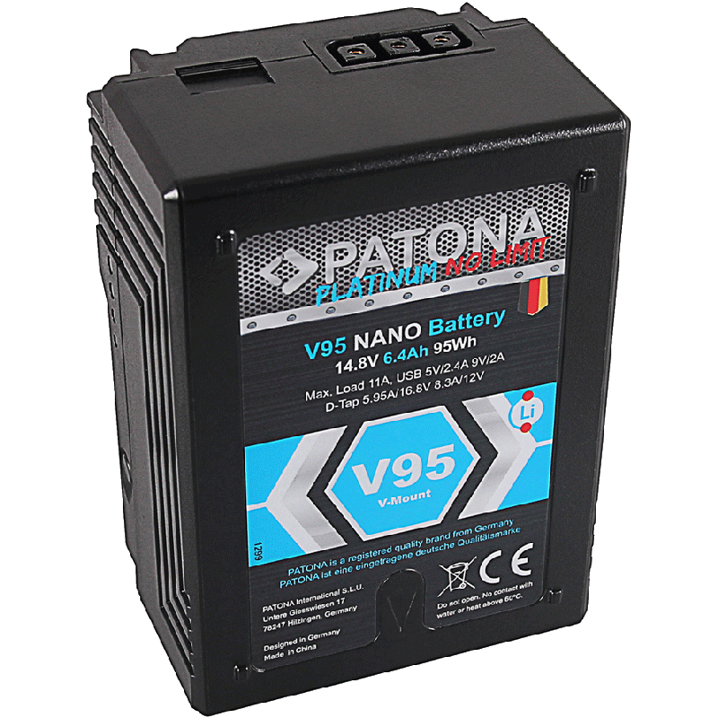 PATONA Platinum NANO V-Mount 95Wh Akku für Sony