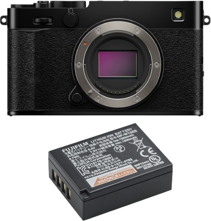 Fujifilm X-E5 schwarz + Fujifilm NP-W126S Akku