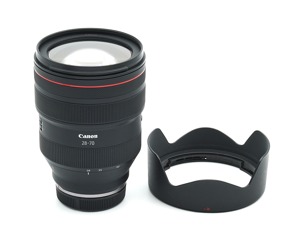 Objektiv, Canon 28-70, Zoomobjektiv, Lens hood, Schwarz