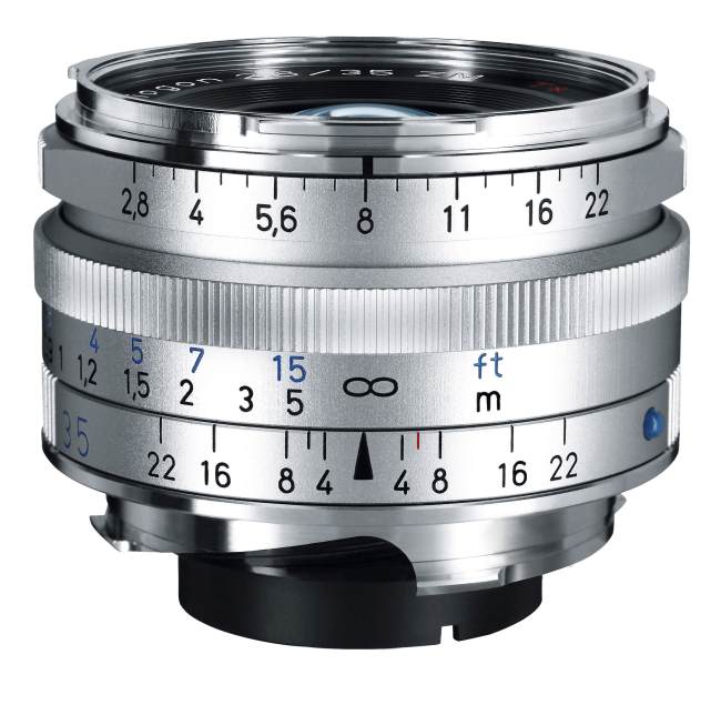 ZEISS Biogon T* 35mm 2.8 ZM für Leica M silber
