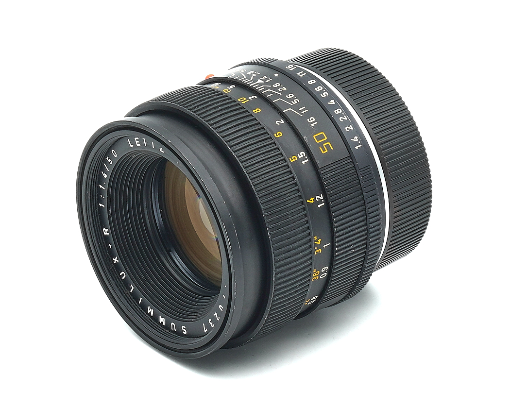 Kameraobjektiv, schwarz, manueller Fokus, 50 mm, Blendenring