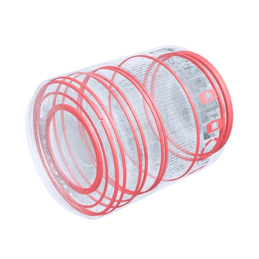 Schlauch, Spirale, Wendel, klar, rote-Ringe