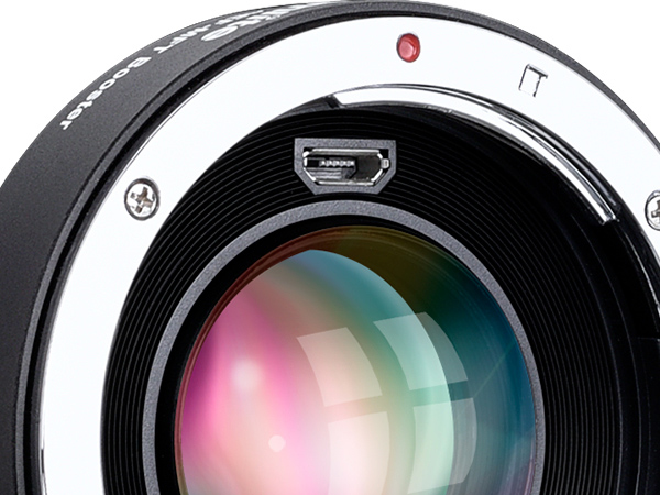 Commlite Canon EF/EF-S an M4/3 0,71x Booster Adaptpter