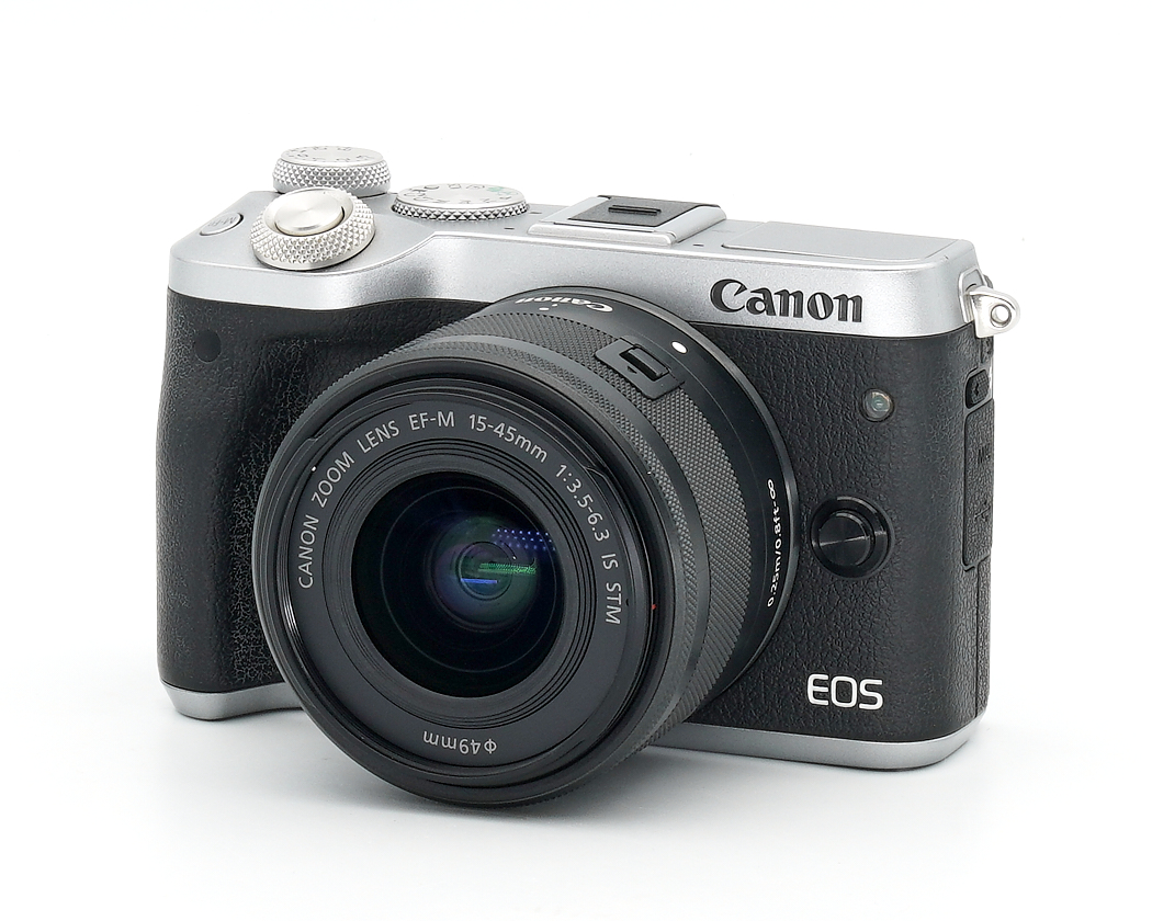 Canon EOS M6  silber + 15-45mm IS STM Topzustand, Canon-Fachhändler #38600**
