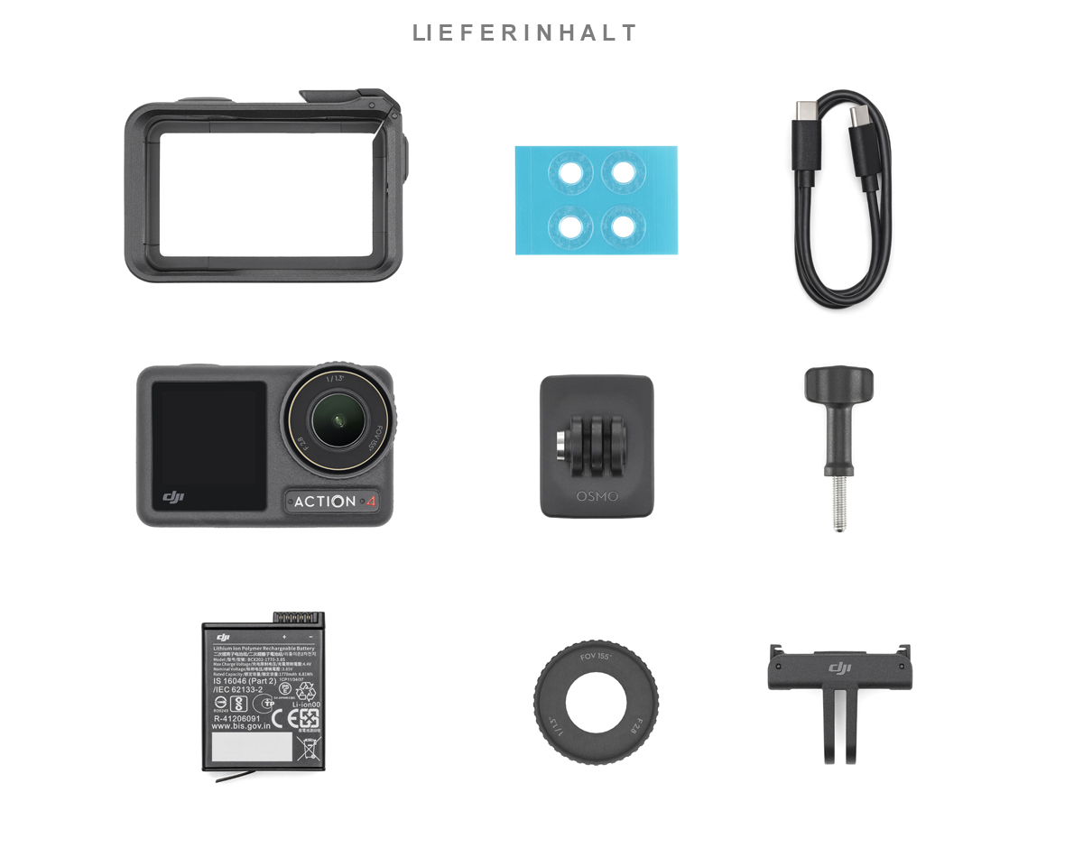 DJI OSMO Action 4 Standard Combo Action Camera