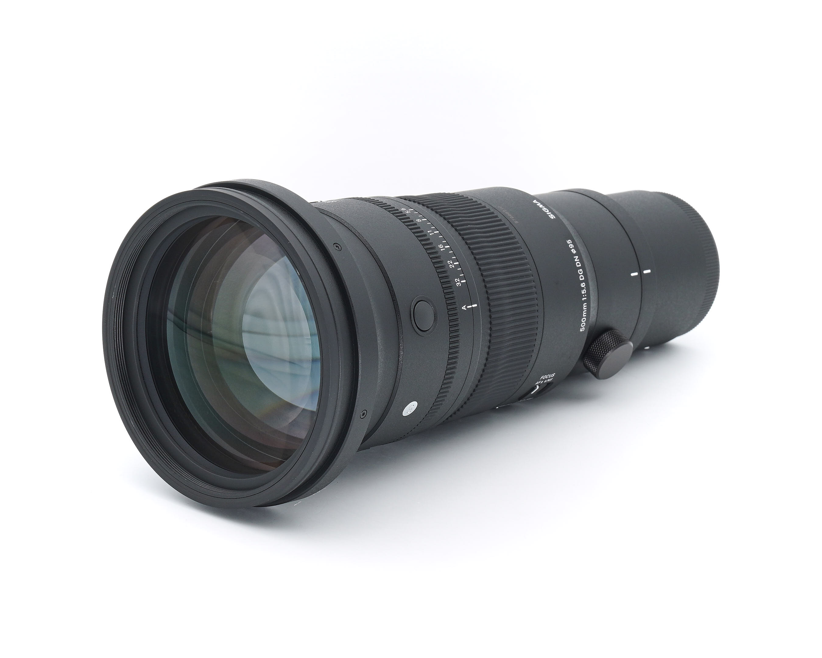 Objektiv, Teleobjektiv, schwarz, Metallkonstruktion, fokussierung verstellbar