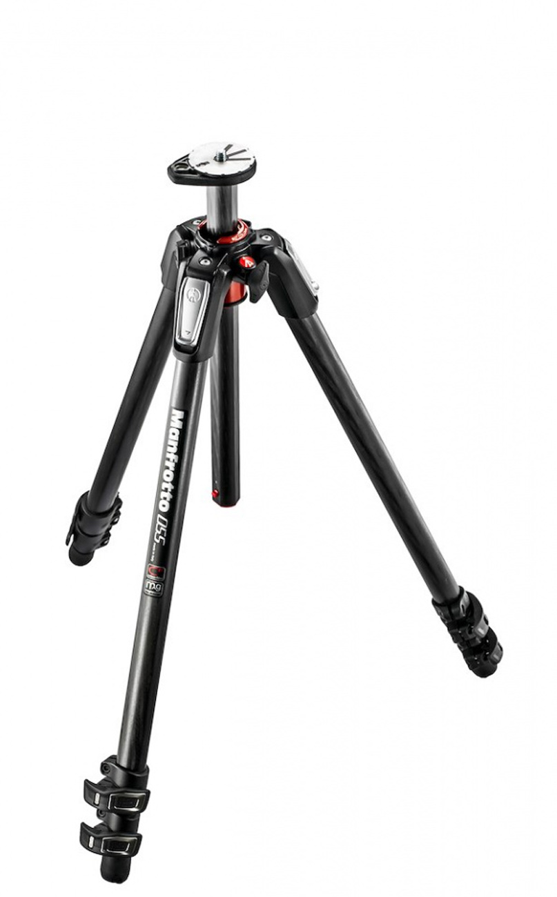 Manfrotto 055 Carbon Stativ QPL 3 Segmente