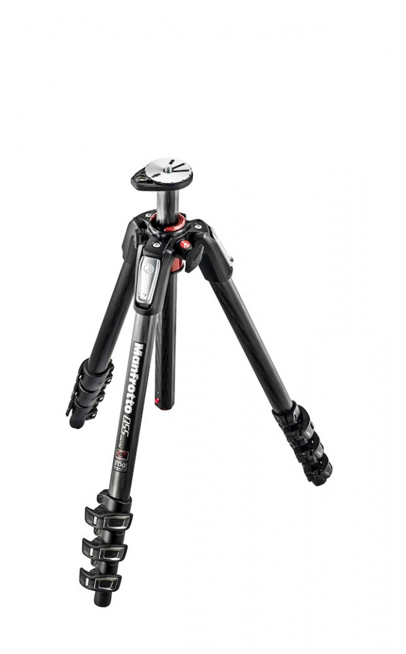 Manfrotto 055 Carbon Stativ QPL 4 Segmente