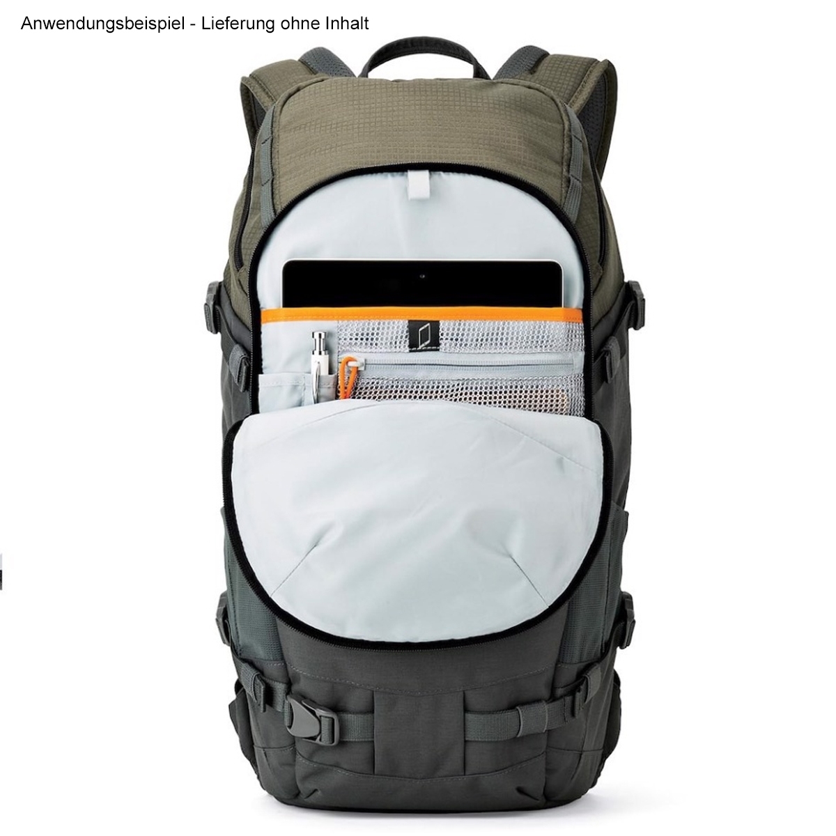 Lowepro Flipside Trek BP 350 AW grau, Rucksack mit Klapp-Panel