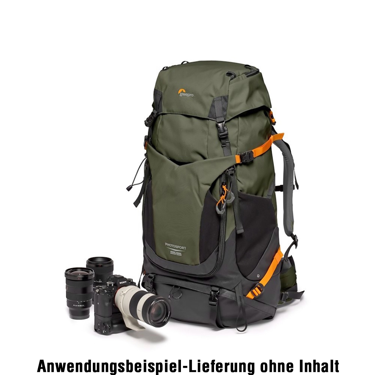 Lowepro PhotoSport PRO 55L AW IV (S-M) grün, Rucksack