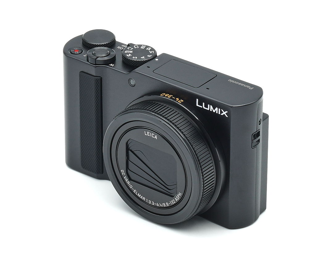 kamera, Kompaktkamera, Lumix, Leica-Objektiv, schwarz